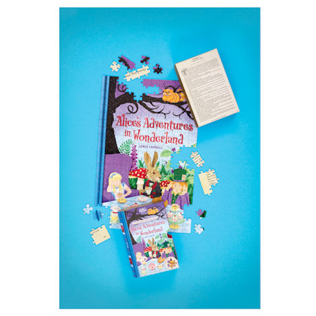 Alice in Wonderland Two-Sided Puzzle