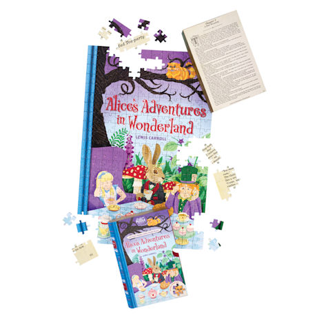 Alice in Wonderland Two-Sided Puzzle