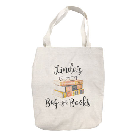 Personalized Bag of Books Tote
