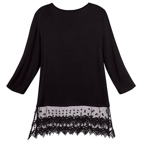 Product image for Lace-Trimmed Top