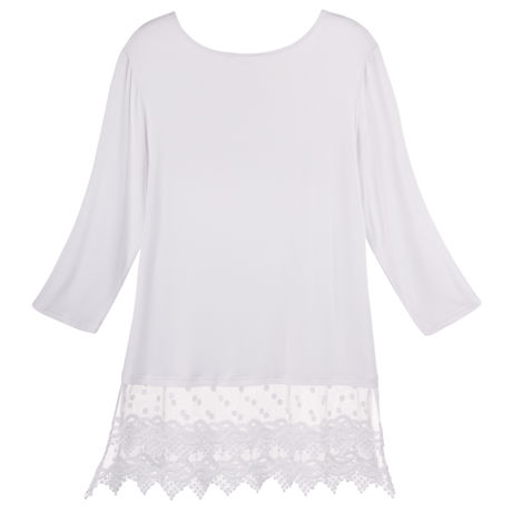Product image for Lace-Trimmed Top
