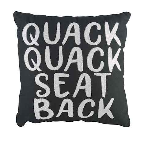 Quack Quack Seat Back Accent Pillow