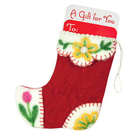 Heidi Christmas Stocking Gift Card Holder