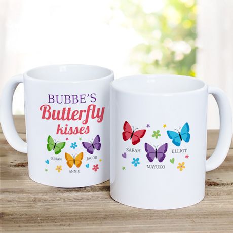 Product image for Personalized Butterfly Kisses Mug