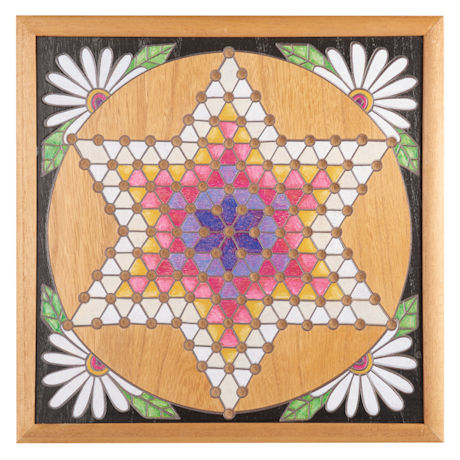 Decorative Chinese Checkers Game Board