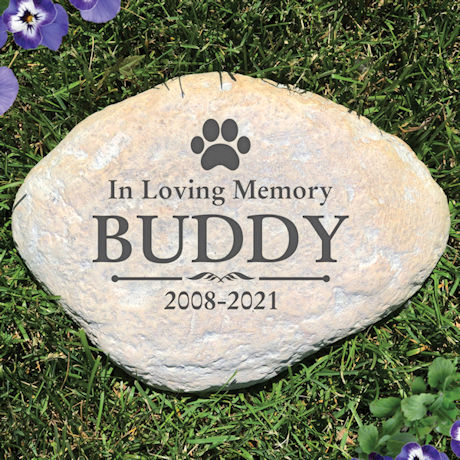 Personalized Pet Memorial Stones