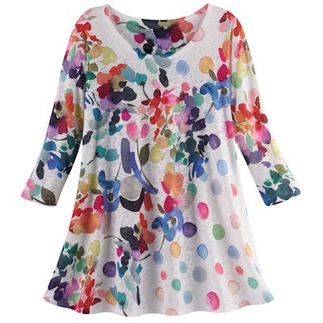 Product image for Watercolor Floral Tunic
