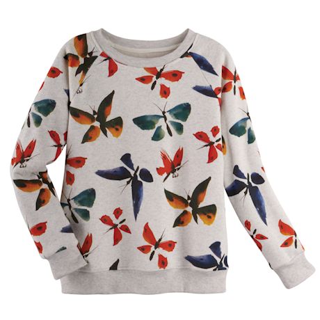 Watercolor Butterflies Sweatshirt