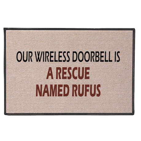 Product image for Personalized Wireless Doorbell Doormat