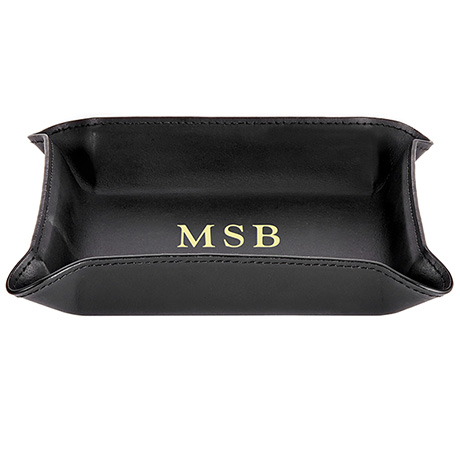 Personalized Leather Catchall
