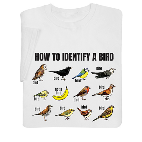 How to Identify a Bird T-Shirt or Sweatshirt