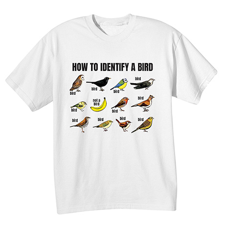 How to Identify a Bird T-Shirt or Sweatshirt