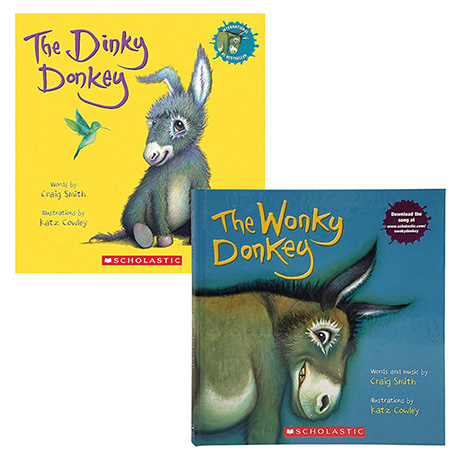 Wonky Donkey & Dinky Donkey Hardcover Books