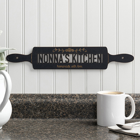 Product image for Personalized Wood Kitchen Sign