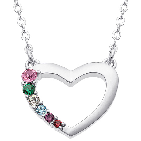 Product image for Personalized Mother's Heart Necklace