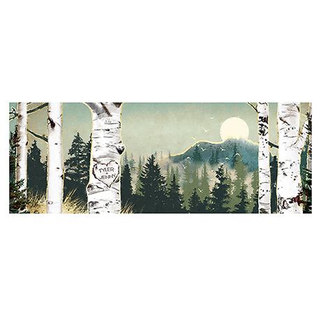 Product image for Personalized Back Country Woods Wall Art