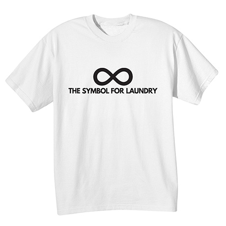 Product image for Symbol for Laundry T-Shirt or Sweatshirt