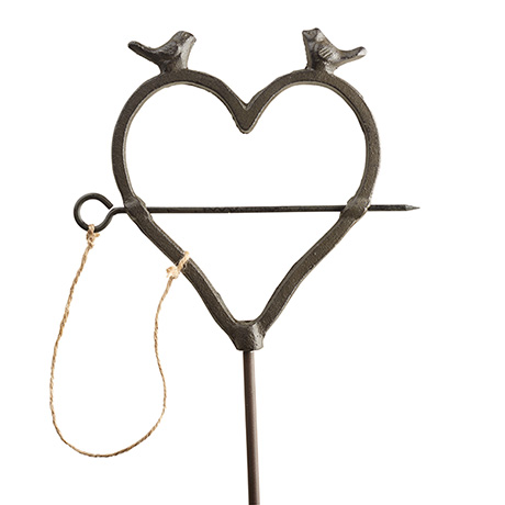 Product image for Heart-Shaped Bird Feeder Stake