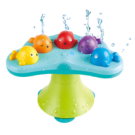 Musical Whale Fountain Bath Toy