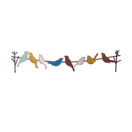Product image for Birds on a Wire Metal Art