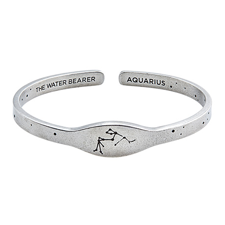 Product image for Zodiac Pewter Cuff Bracelets