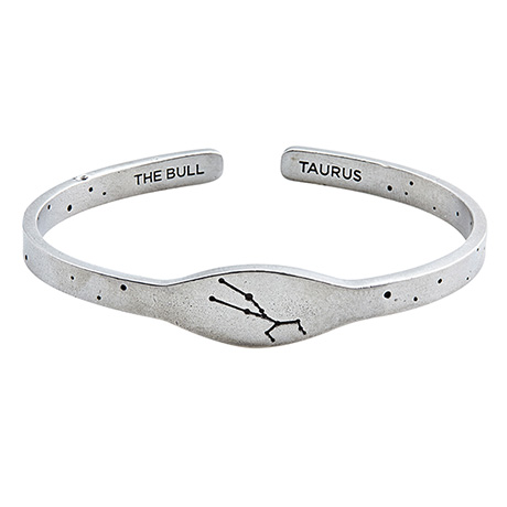 Product image for Zodiac Pewter Cuff Bracelets