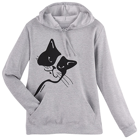 Sneaky Cat Hooded Sweatshirt