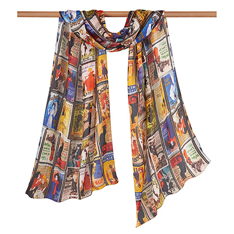 Vintage French Poster Scarf