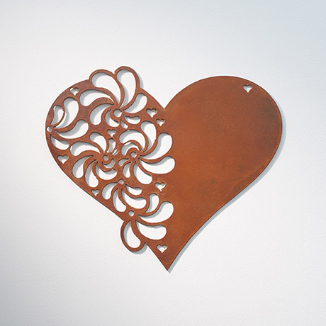 Product image for Metal Heart Wall Art