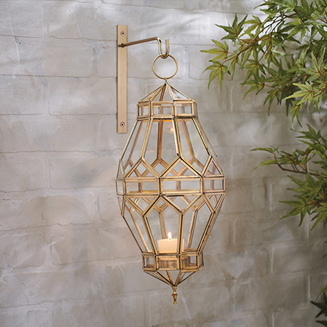 Moroccan Hanging Lantern Sconce