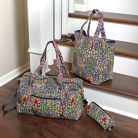 Product image for William Morris Quilted Weekender Bag