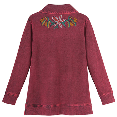 Product image for Embroidered Floral Sweatshirt