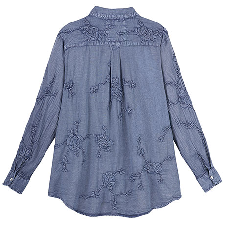 Product image for Tone-On-Tone Embroidered Shirt