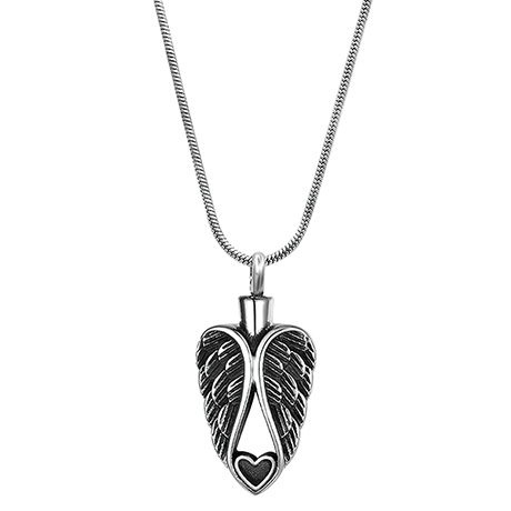 Product image for Personalized Guardian Angel Memorial Ash Necklace