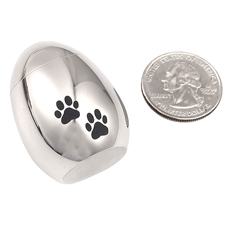 Product image for Personalized Paw Print Ash Urn