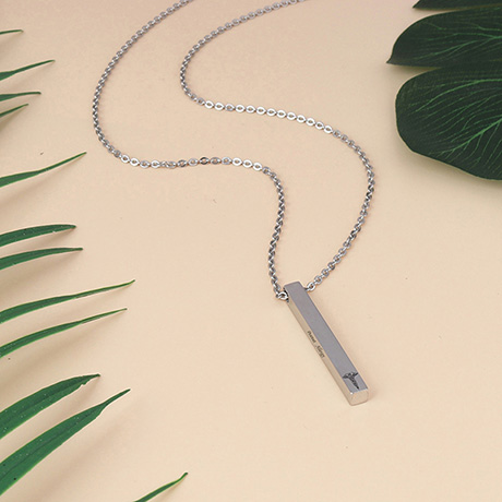 Product image for Personalized Medical ID Bar Necklace