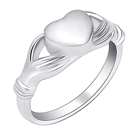 Product image for Personalized Heart in Hand Memorial Ring