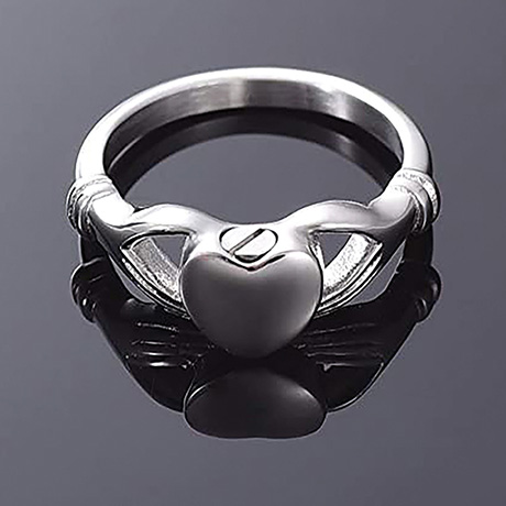 Product image for Personalized Heart in Hand Memorial Ring