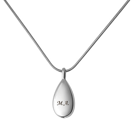 Product image for Personalized Teardrop Ash Pendant