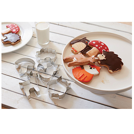 Woodland-Themed Cookie Cutters