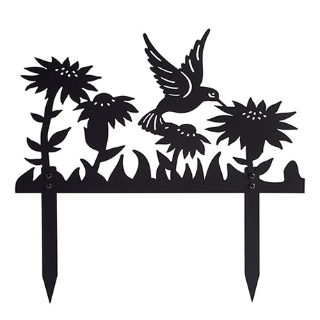 Product image for Hummingbird Garden Panel Stake - Set of 2
