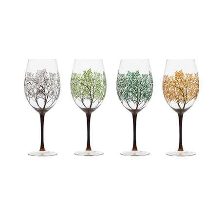 Seasons Wine Glasses - Set of 4