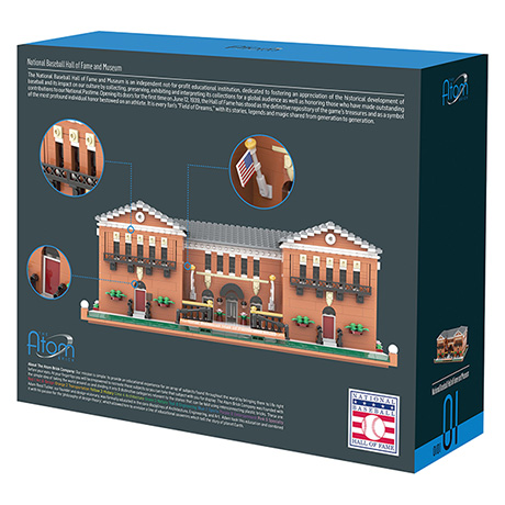 Product image for National Baseball Hall of Fame and Museum Atom Brick Set