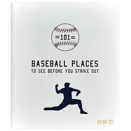Product image for Personalized Leather-Bound 101 Baseball Places to See Before You Strike Out