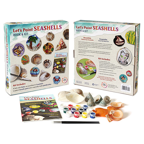 Product image for Let's Paint Seashells Book & Kit