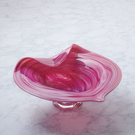 Art Glass Heart Bowl