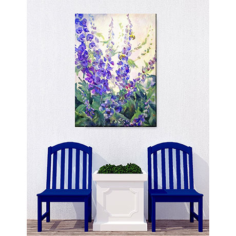 Product image for Delphiniums All Weather Art