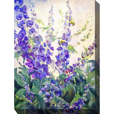 Product image for Delphiniums All Weather Art