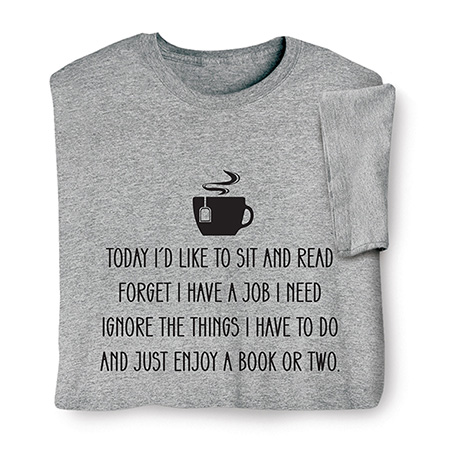 Sit and Read T-Shirt or Sweatshirt