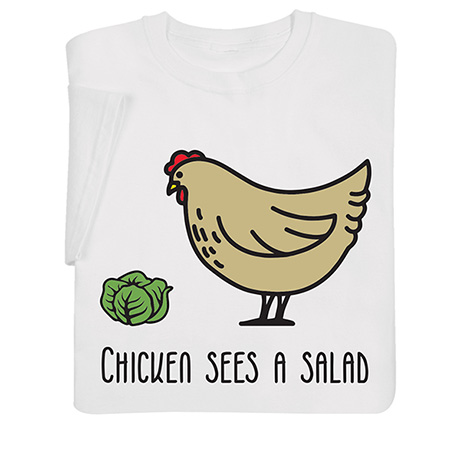 Chicken Sees a Salad
